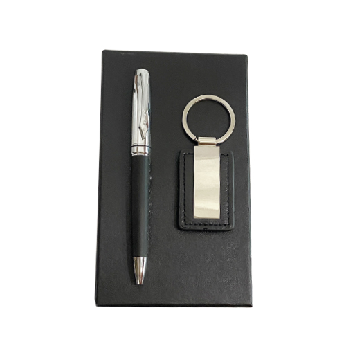 Coffret 2 Pièces Stylo et porte clés